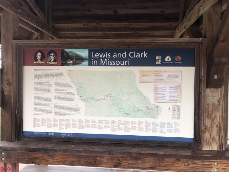 Lewis and Clark in Missouri Marker image. Click for full size.