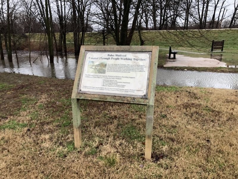 Bales Wetland Marker. Click for full size. Bales Wetland Marker image. Click for full size.