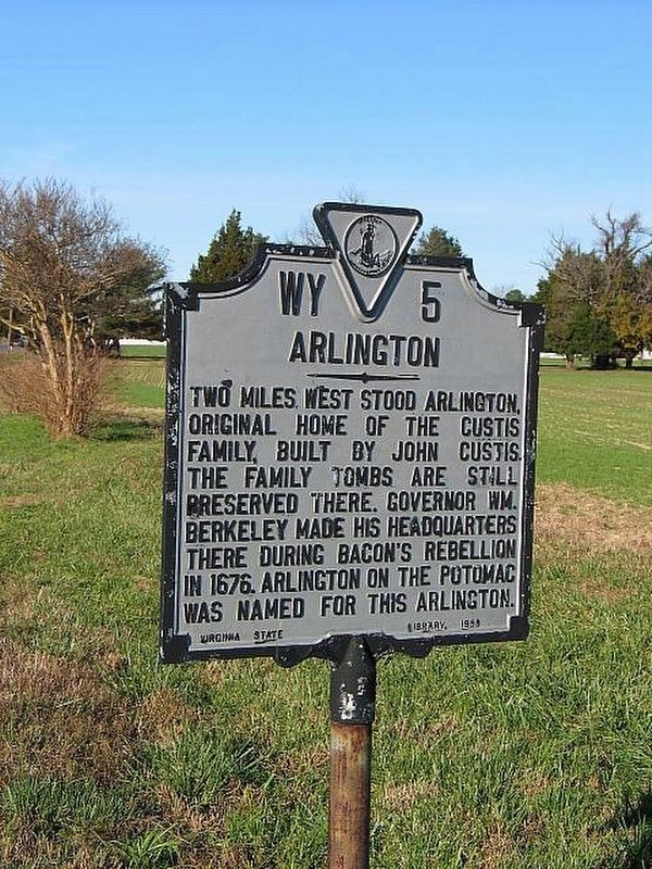 Arlington Marker image. Click for full size.