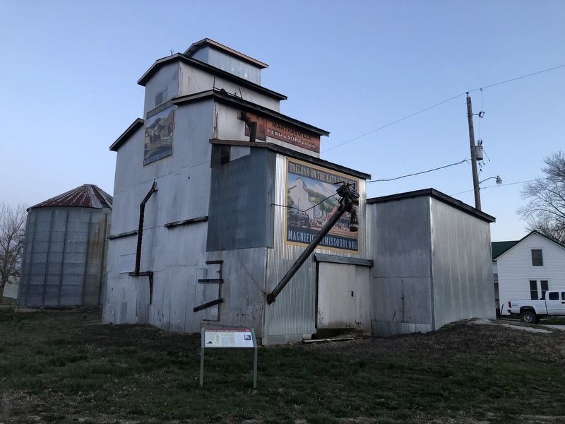 Historic Grain Elevators Marker. Click for full size. Historic Grain Elevators Marker image. Click for full size.