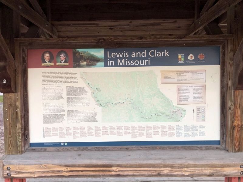 Lewis and Clark in Missouri Marker image. Click for full size.