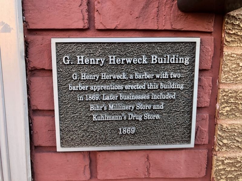 G. Henry Herweck Building Marker image. Click for full size.