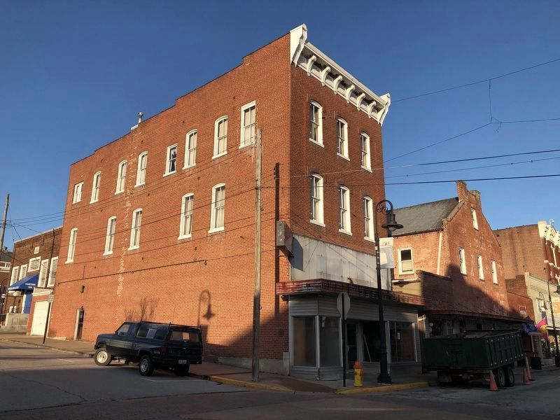 The Schuenemeyer Saloon Building. Click for full size. The Schuenemeyer Saloon Building image. Click for full size.