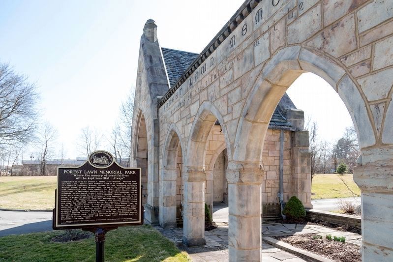 Forest Lawn Memorial Park Marker image. Click for full size.