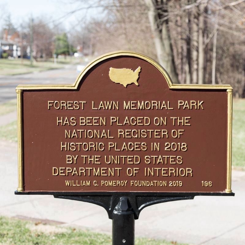 2019 William G. Pomeroy Foundation NRHP Marker image. Click for full size.