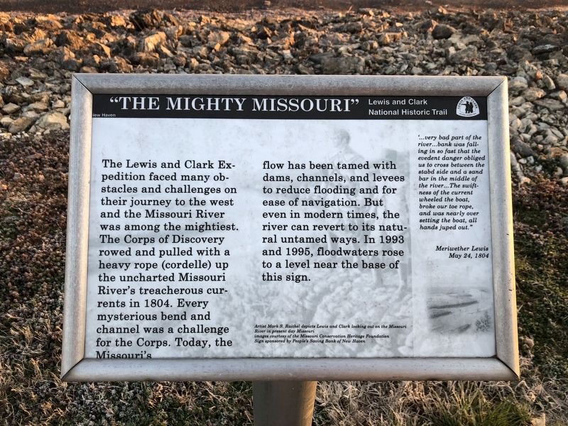 "The Mighty Missouri" Marker image. Click for full size.