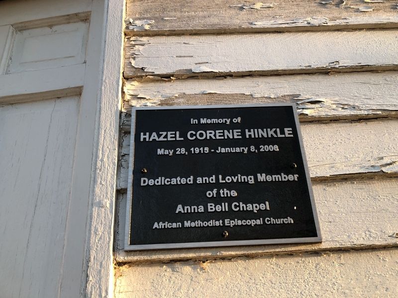 Dedication plaque on the opposite side of the doorway. Click for full size. Dedication plaque on the opposite side of the doorway image. Click for full size.