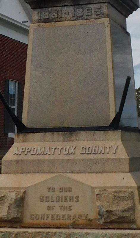 Confederate Monument - Appomattox County image. Click for full size.