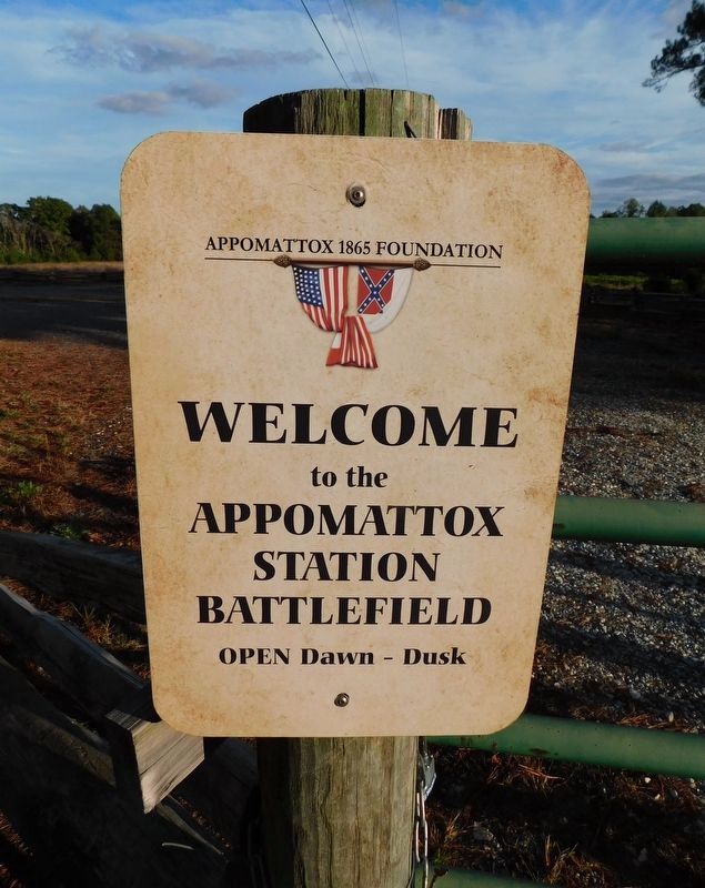 Welcome Sign To The Battlefield image. Click for full size.
