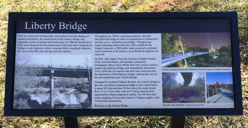 Liberty Bridge Marker. Click for full size. Liberty Bridge Marker image. Click for full size.