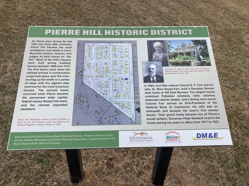 Pierre Hill Historic District Marker image. Click for full size.