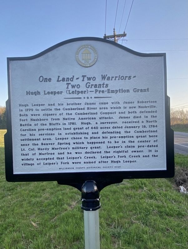 One Land - Two Warriors - Two Grants Marker. Click for full size. One Land - Two Warriors - Two Grants Marker image. Click for full size.