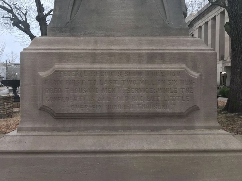 Madison County Confederate Monument - West side image. Click for full size.