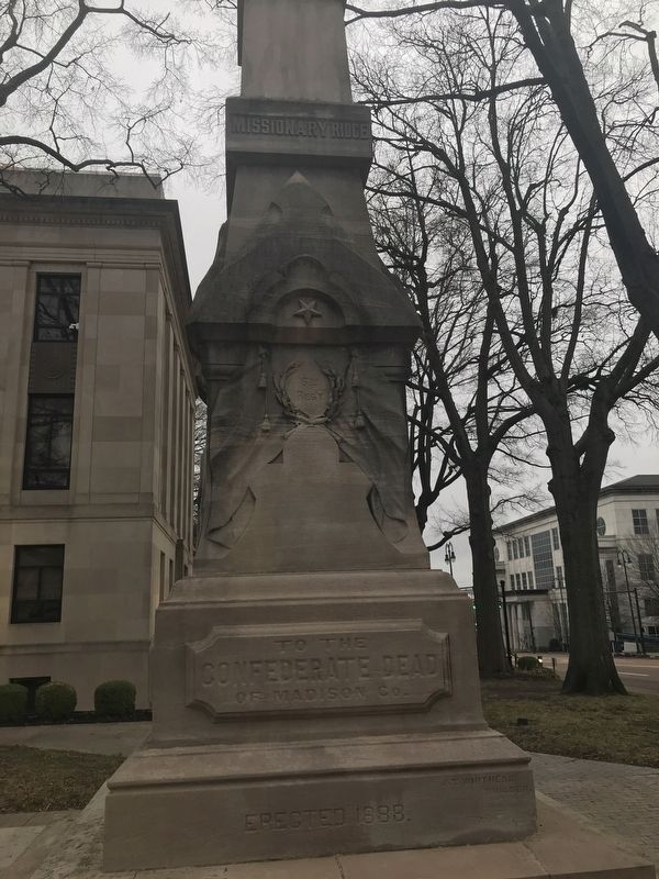 Madison County Confederate Monument- North Side image. Click for full size.
