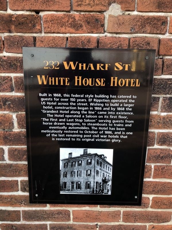 232 Wharf St. Marker. Click for full size. 232 Wharf St. Marker image. Click for full size.