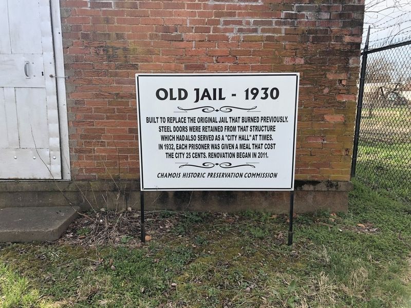 Old Jail - 1930 Marker image. Click for full size.