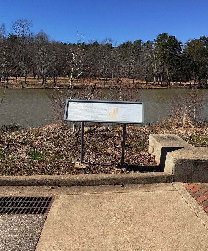 Furman University Marker. Click for full size. Furman University Marker image. Click for full size.