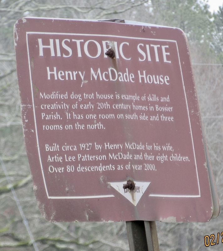Henry McDade House Marker image. Click for full size.