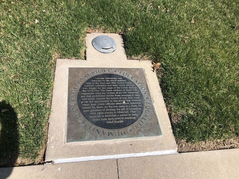 Lincoln University was founded Marker image. Click for full size.
