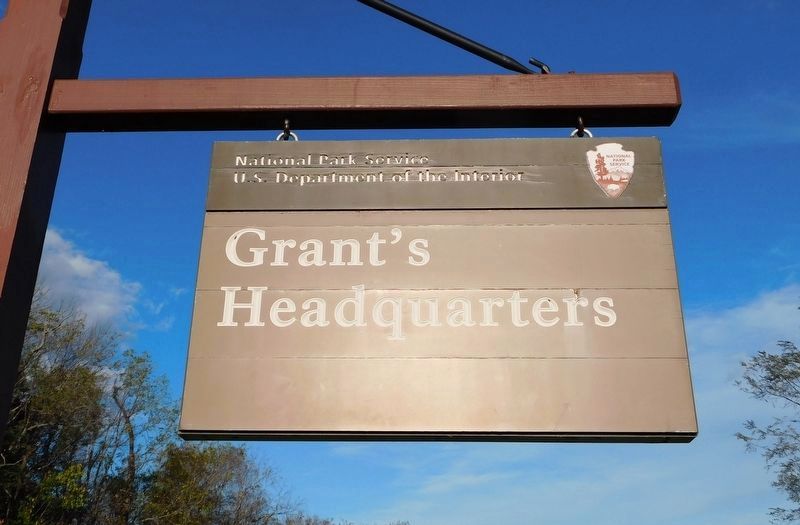 Grant's Headquarters Wayside. Click for full size. Grant's Headquarters Wayside image. Click for full size.