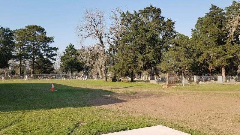 A view of the Fields Store Cemetery and Marker image. Click for full size.