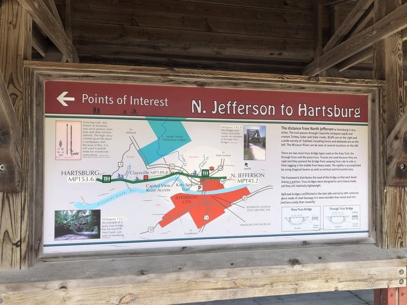 N. Jefferson to Hartsburg Marker image. Click for full size.