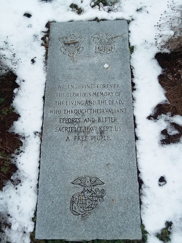 Columbus Grove Veterans Memorial image. Click for full size.
