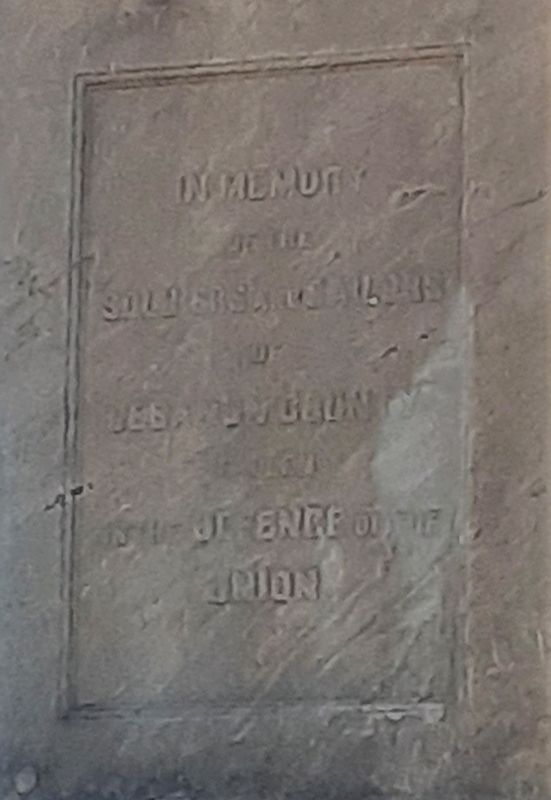 Civil War Memorial Dedication image. Click for full size.
