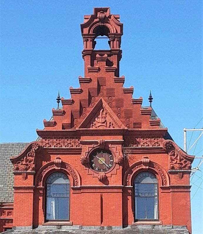 Cornwall & Lebanon Railroad Station Detail image. Click for full size.