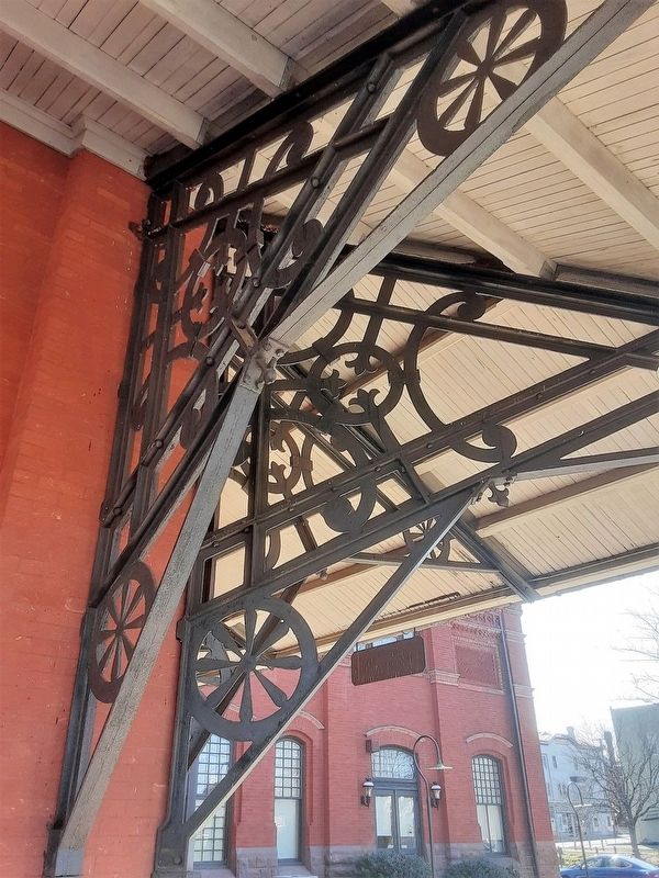 Cornwall & Lebanon Railroad Station Detail image. Click for full size.