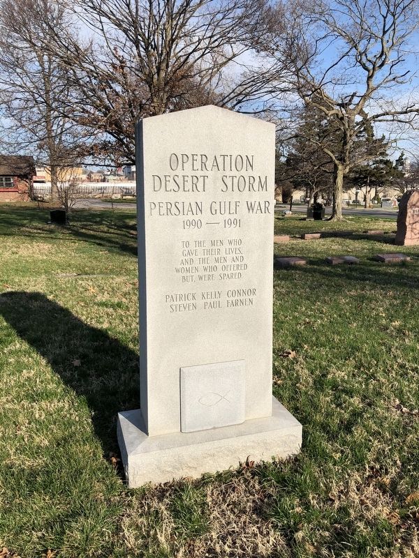 Operation Desert Storm Marker image. Click for full size.