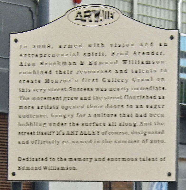 Art Alley Marker image. Click for full size.