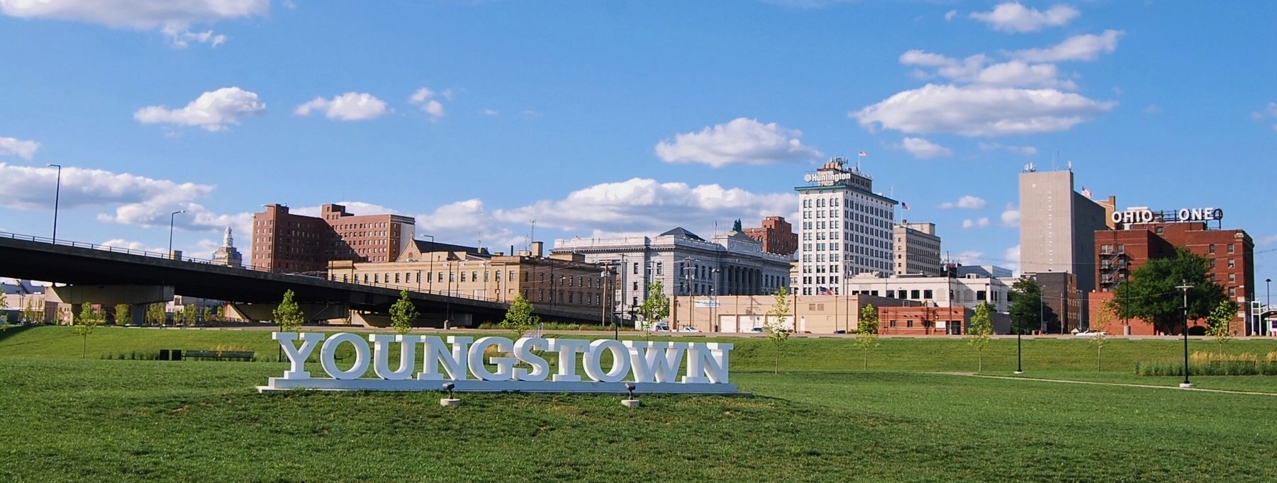 Youngstown's skyline as seen from Wean Park image. Click for full size.