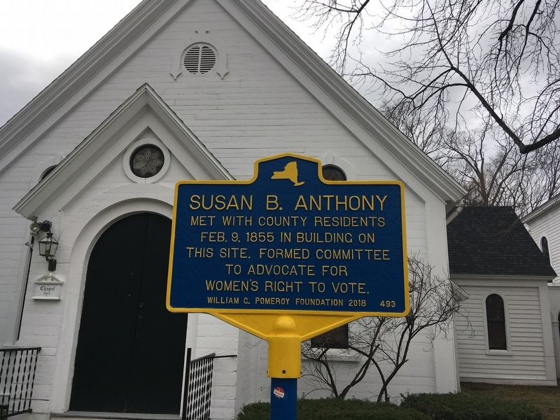 Susan B. Anthony Marker image. Click for full size.