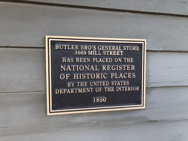 Butler Bro's General Store Marker image. Click for full size.