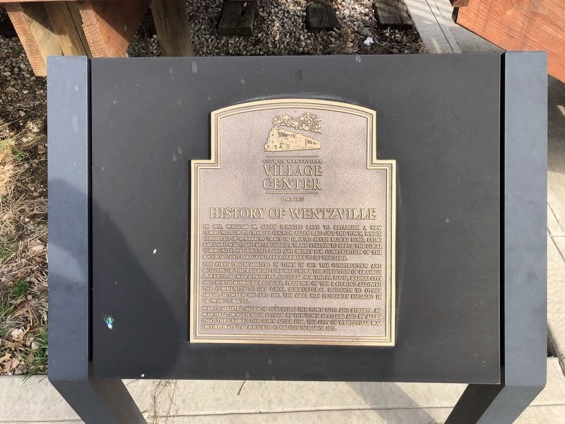 History of Wentzville Marker image. Click for full size.