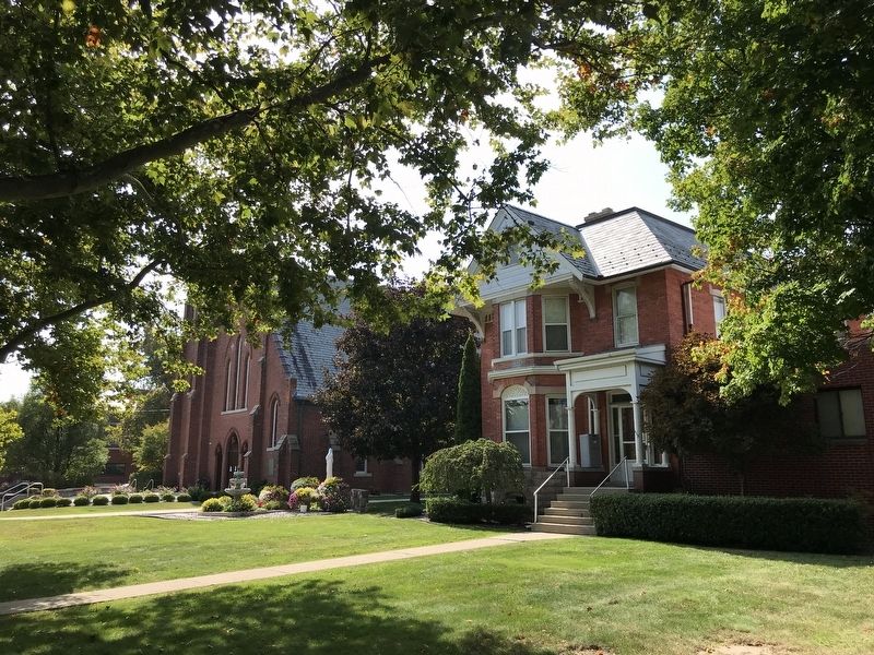 St. Mary's Rectory and St. Mary's Church image. Click for full size.