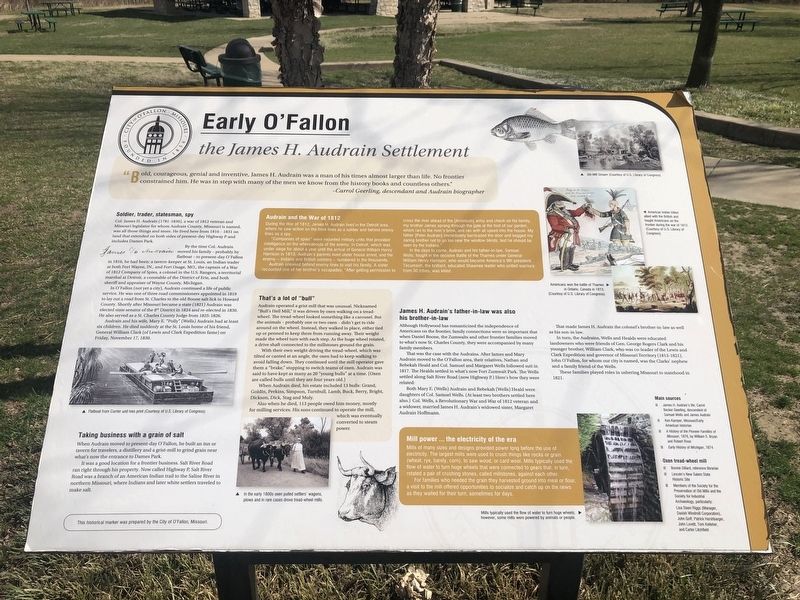 Early O'Fallon Marker image. Click for full size.