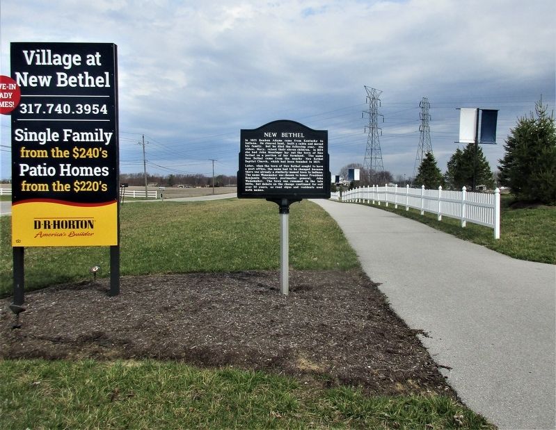New Bethel Marker image. Click for full size.