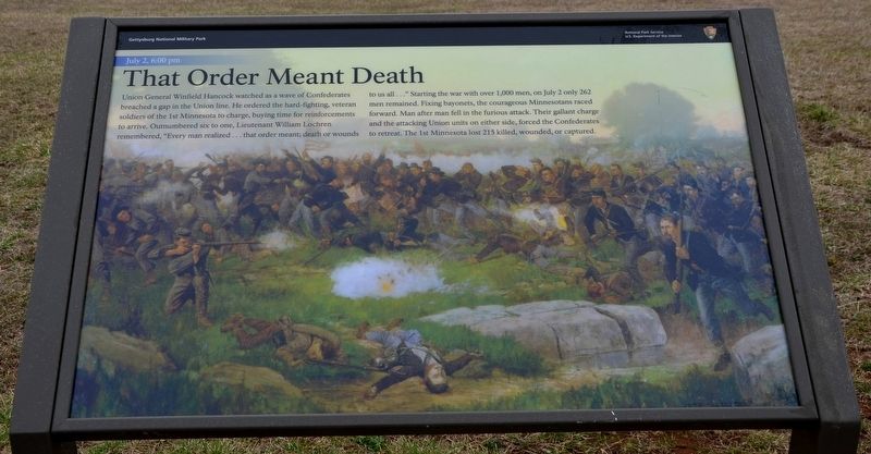 That Order Meant Death Marker image. Click for full size.