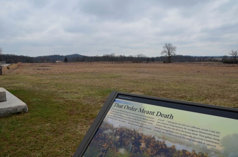 That Order Meant Death Marker image. Click for full size.
