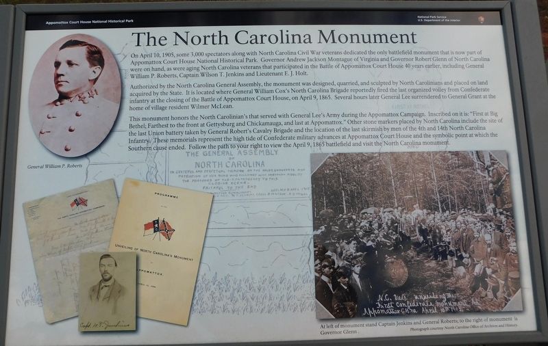 The North Carolina Monument image. Click for full size.