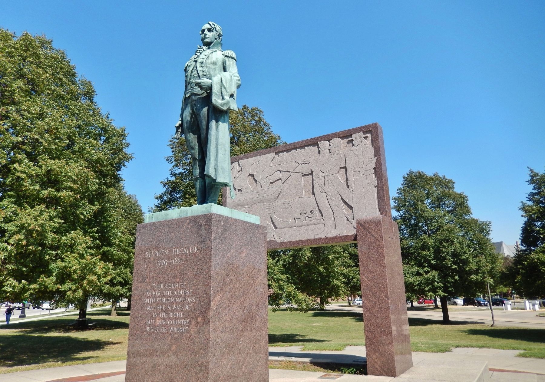 Stephen Decatur Monument image. Click for full size.