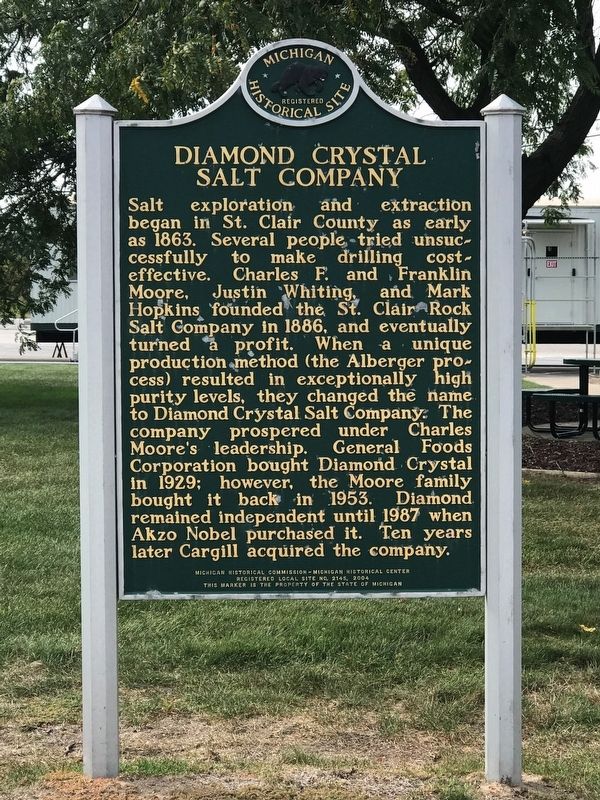 Diamond Crystal Salt Company Marker image. Click for full size.