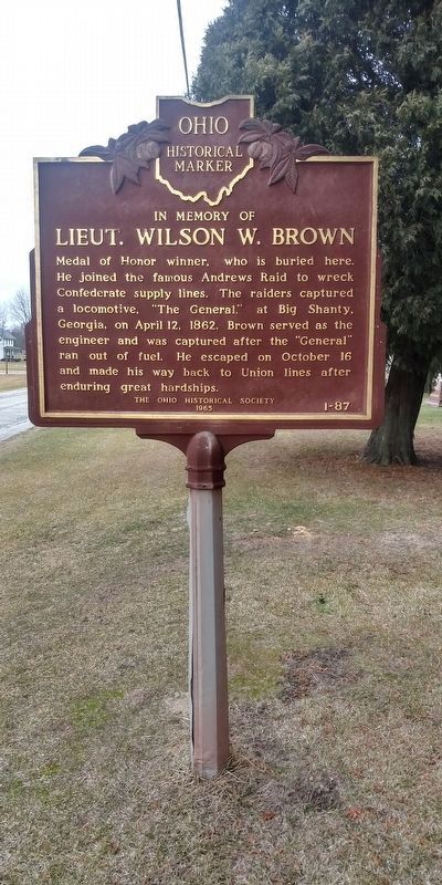 In Memory of Lieut. Wilson W. Brown image. Click for full size.