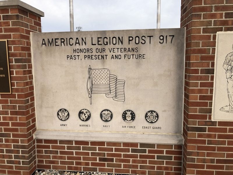 American Legion Post 917 Veterans Memorial image. Click for full size.