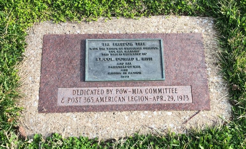 The Freedom Tree Marker image. Click for full size.