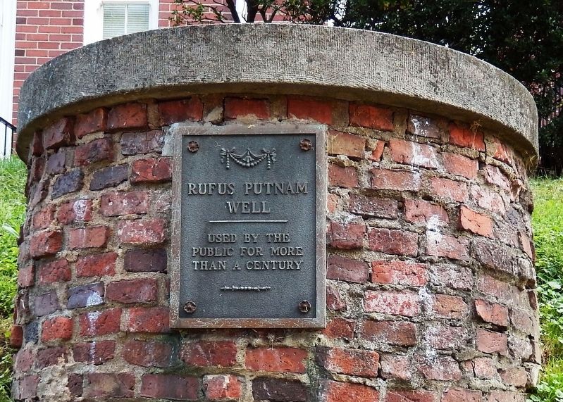 Rufus Putnam Well Marker image. Click for full size.