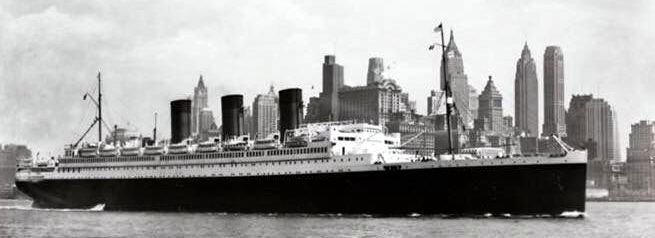 SS Paris departing New York image. Click for full size.