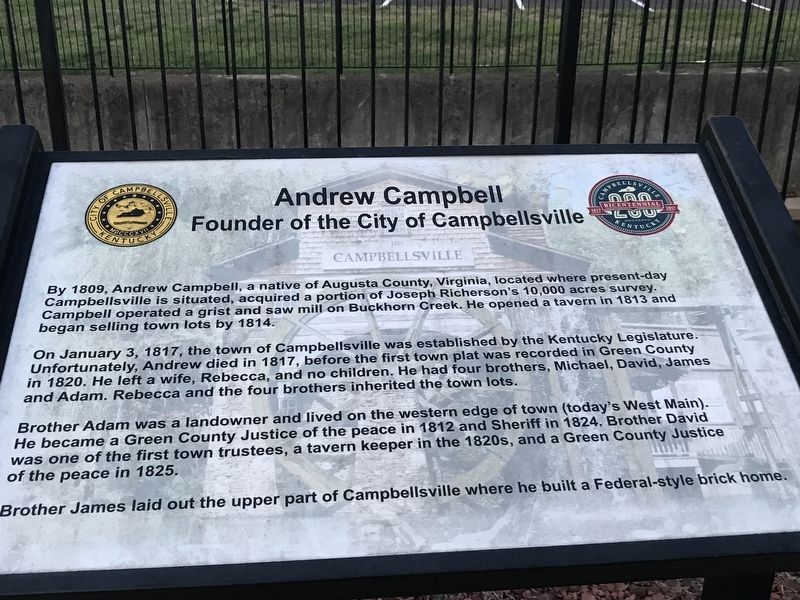 Andrew Campbell Marker image. Click for full size.